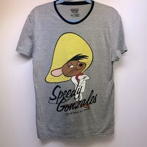 Looney Tunes SZ M Speedy Gonzales Graphic Print T-Shirt
